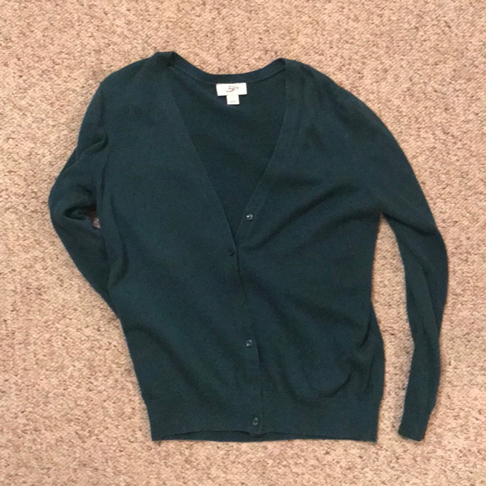 Loft button down cardigan